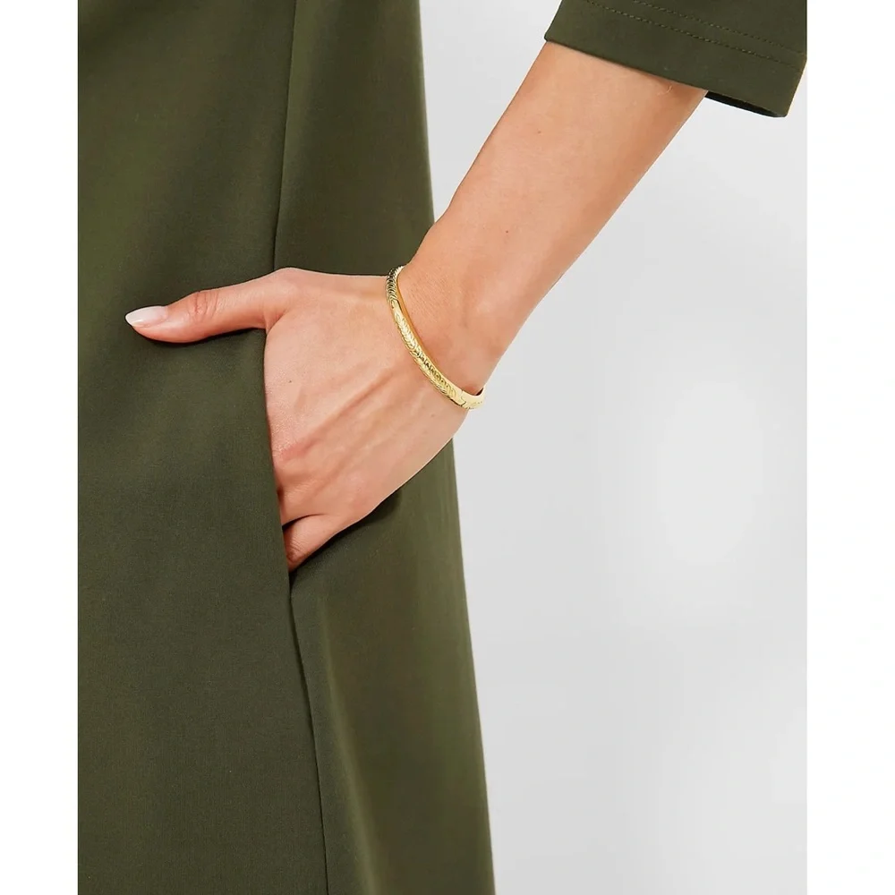 TUCKERNUCK Olive Green Ponte Clifton Dress - Picture 6 of 13